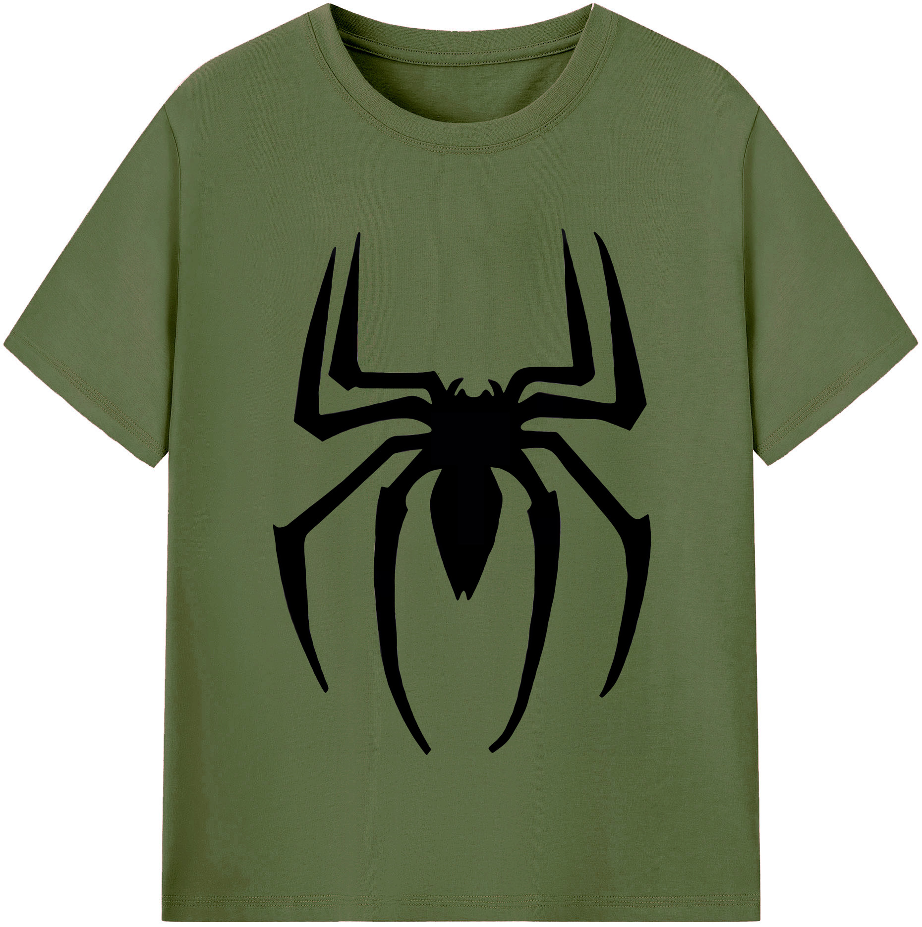 （画像用） Spider Man スパイダーマン 綿100％半袖Tシャツ（フロントプリント）